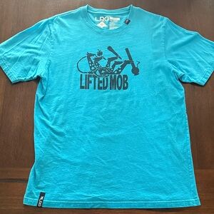 LRG Blue Lifted Mob Short Sleeve Tee